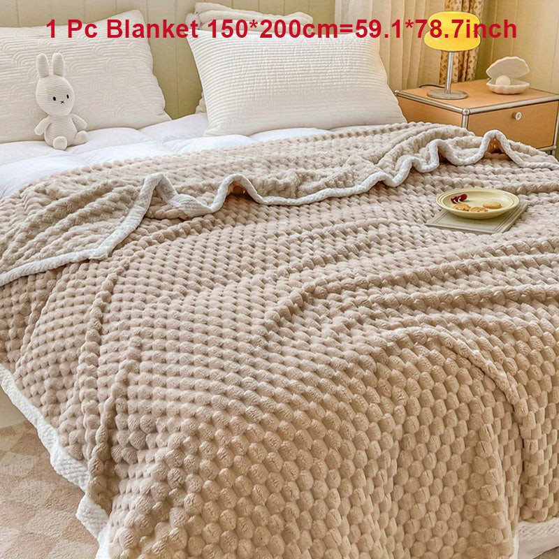 Soft and cozy fleece blanket for couch, sofa, office, bed, camping, and traveling. Perfect birthday or holiday gift for boys, girls, and adults. Great for home decor during the holidays.