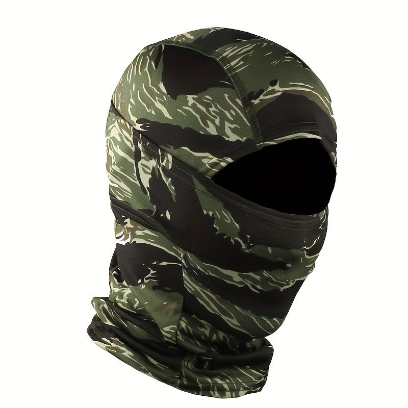 Adjustable Windproof UV Protection Hood with Balaclava Face Mask