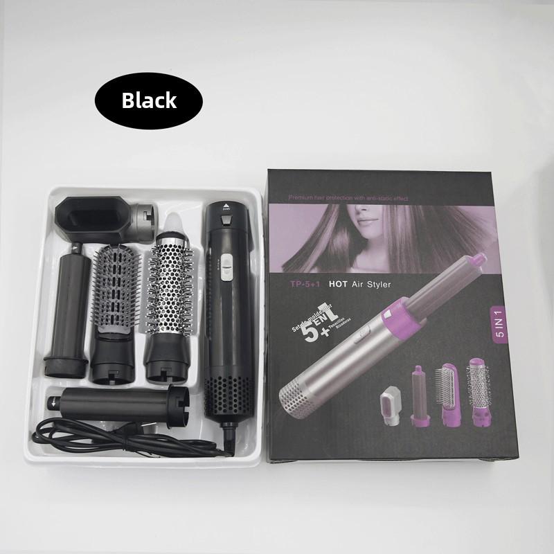 Five-in-one Aluminum Alloy Hot Air Comb Straightener Automatic Curling Iron Electric Hair Dryer Home Appliance