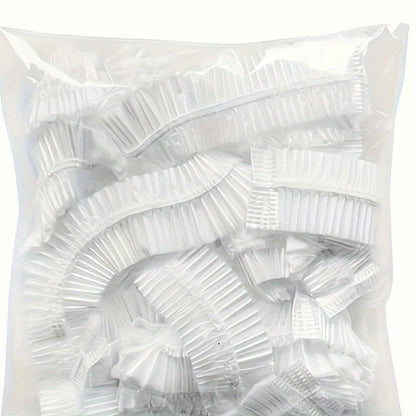 30 Clear Disposable Dust Covers for Microwaves, Rice Cookers, and Vacuums - Ideal for Keeping Your Kitchen Clean and Organized