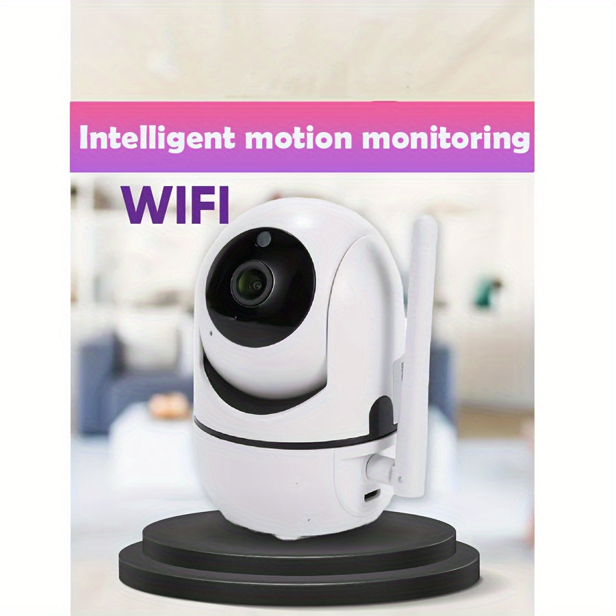 YIIYRY Brand Smart WiFi Security Camera with 2-Way Audio, Night Vision, Pet Monitoring, Smartphone Compatibility, 1080p Resolution, and USB Power