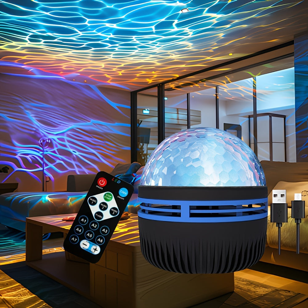 Get the Galaxy Star Projector with Ocean Waves - USB Powered LED Night Light in Black for an extra spooky Halloween atmosphere in your bedroom, game room, or home theater. Perfect for parties, birthdays, and Christmas too!