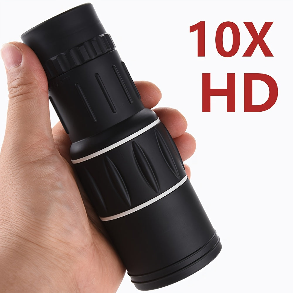 High-Definition 10x42 Monocular Telescope for Outdoor Activities with FMC Lens and Manual Focus