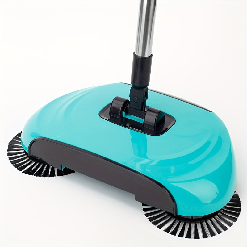 Get rid of pet hair, dust, and debris on hardwood and tile floors with our 3-in-1 Multifunctional Manual Push Sweeper, Vacuum, and Mop. Includes 1/2/5/10 Mop Pads, Cleaning Supplies, and Tools for an easy clean. Perfect for keeping your bedroom spotless.