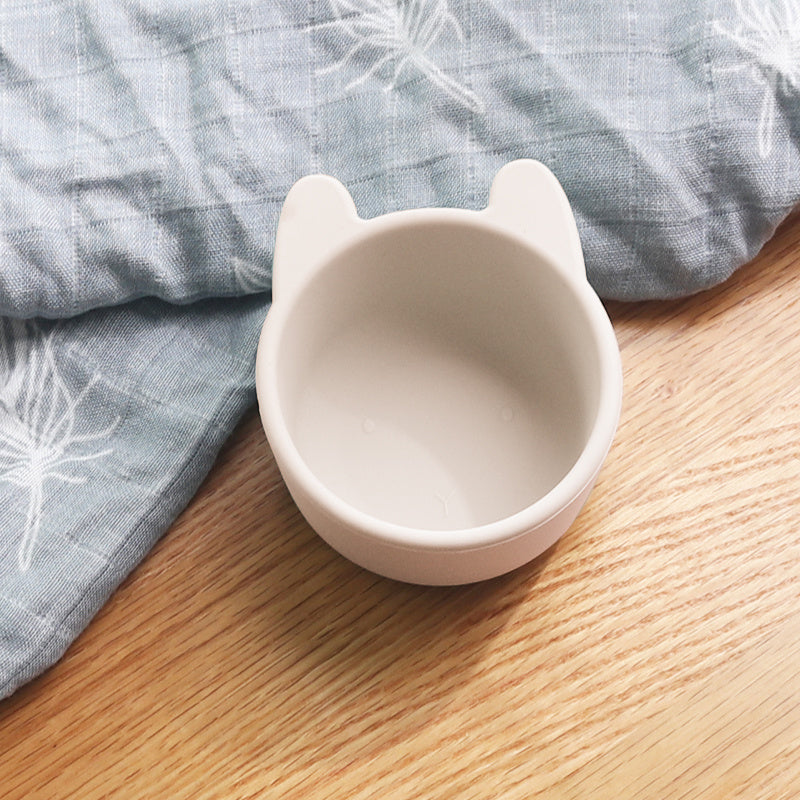 Adorable Silicone Baby Food Bowl Without BPA - Ideal for Feeding and Tableware!