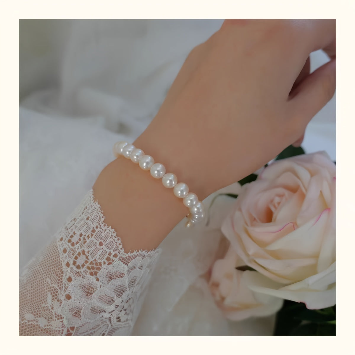 Chic Freshwater Pearl Bracelet Set for Women - Delightfully Simple Style, Ideal for Everyday or Special Occasions, Versatile Jewelry Gift for Any Season