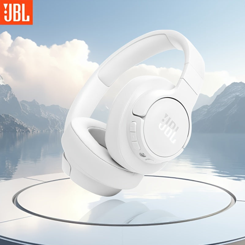 JBL TUNE770NC Wireless Noise Canceling Headphones with built-in microphone for gaming, sports, running, outdoor activities, and studying.