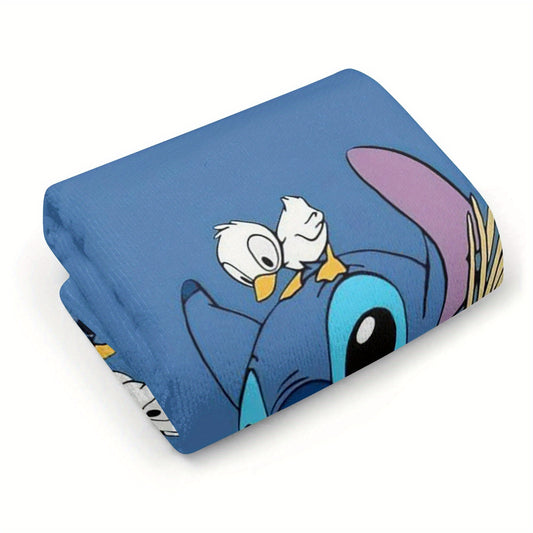 1 piece cartoon towel made of 100% polyester, modern style, hand wash only, fade resistant, oblong shape with a Christmas holiday theme. Perfect portable bath wrap for home or dorm use.