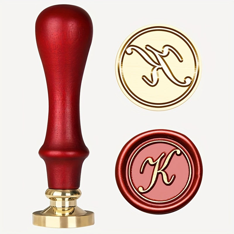 Alphabet A-Z Sealing Wax Stamp Kit for Wedding Invitations and Letter Sealing