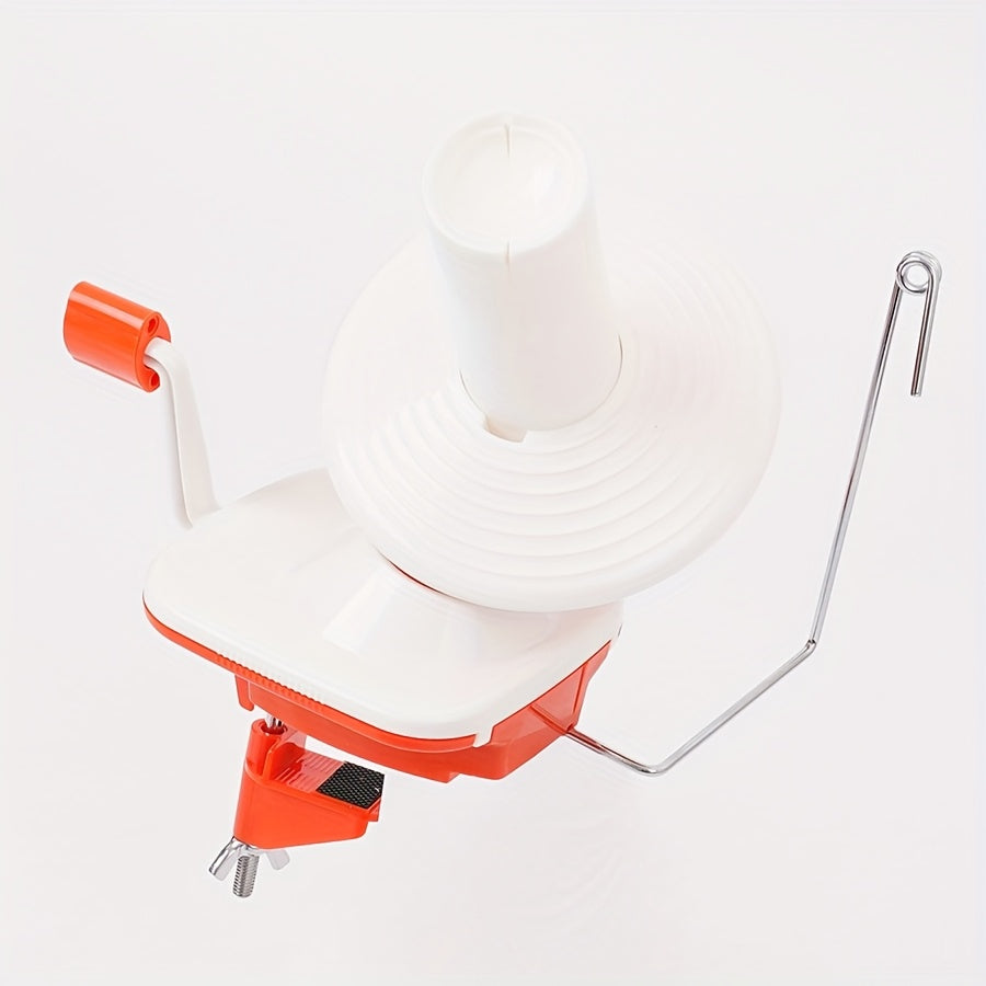 Compact yarn winding tool for organizing and managing household yarn balls, ideal for knitting and winding.