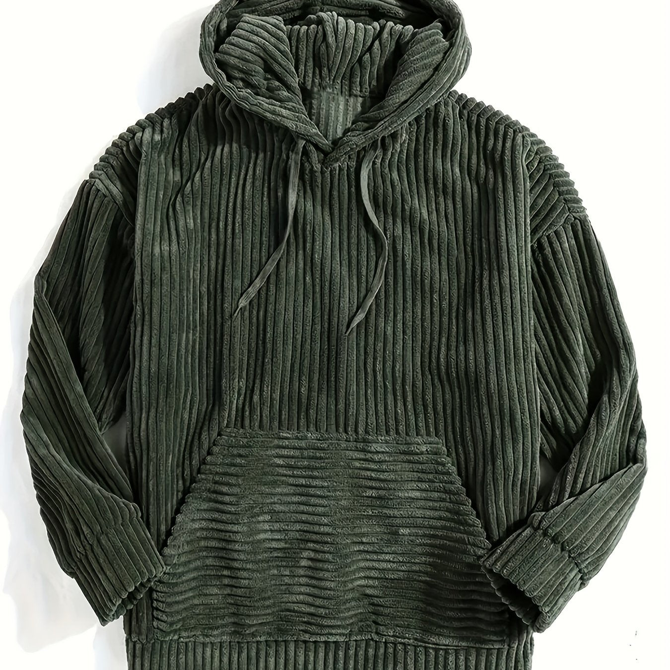 Oversized solid textured hoodies for plus size men, perfect for autumn/winter.