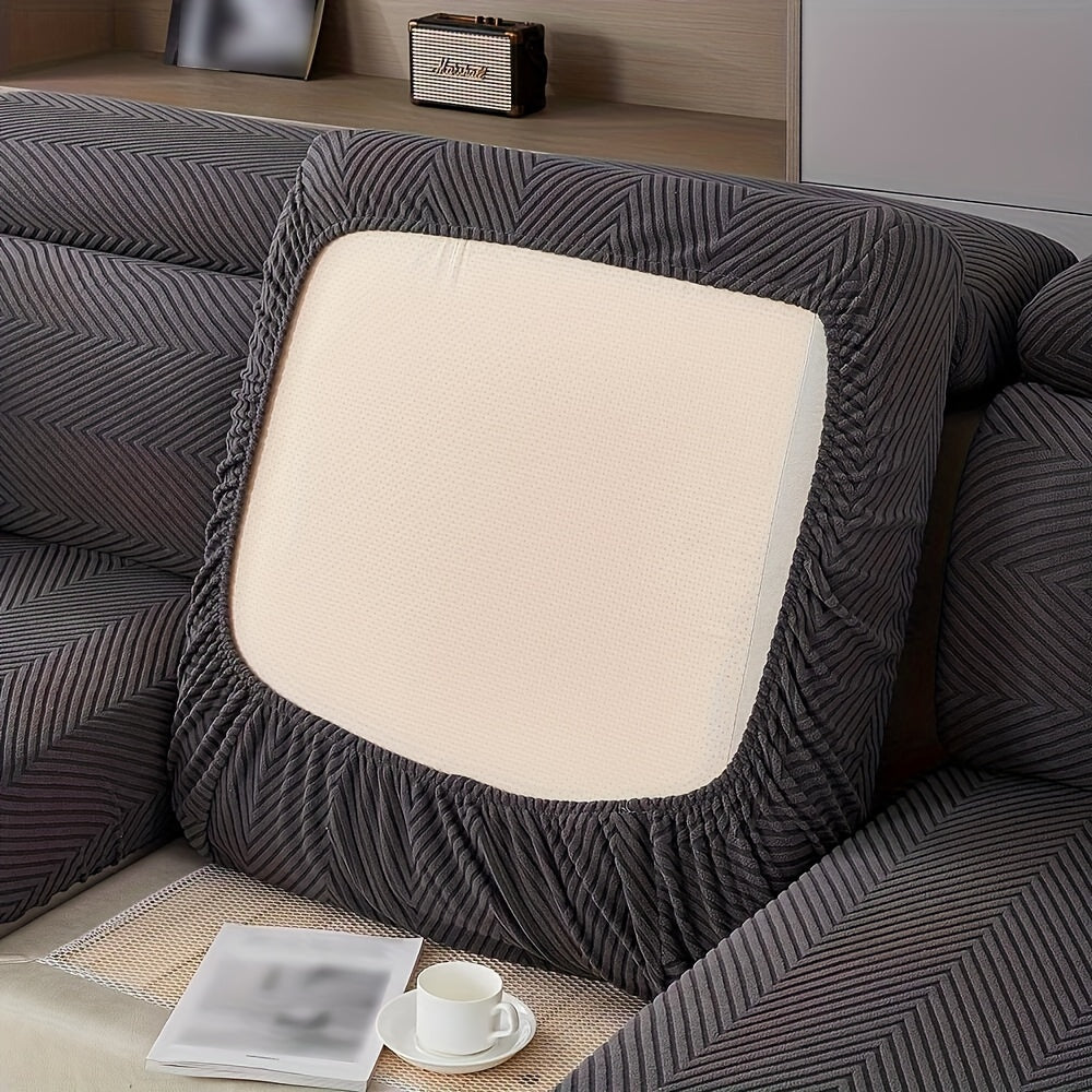 1pc Anti-splash, anti-slip elastic sofa cover for both chic home decor and furniture protection. Sold as single piece.