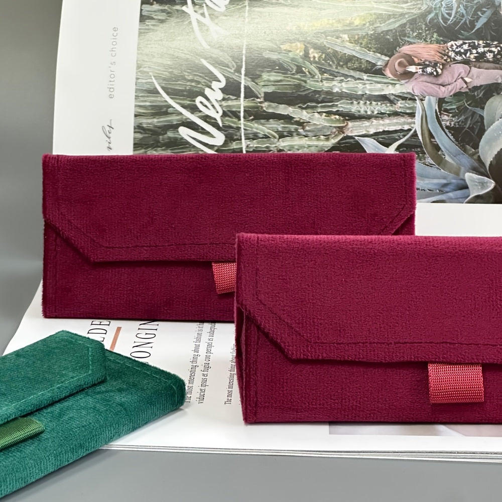 Triangular Folding Glasses Case made of Artificial Leather with Pull Tab, Crush-Proof and Protective Holder for Eyewear.