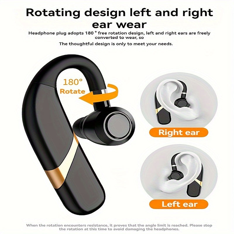 Wireless smart headset with microphone and noise cancellation for calls, push button call control, Type-C charging, semi-open-back earcups. Compatible with cellphones, best suited for