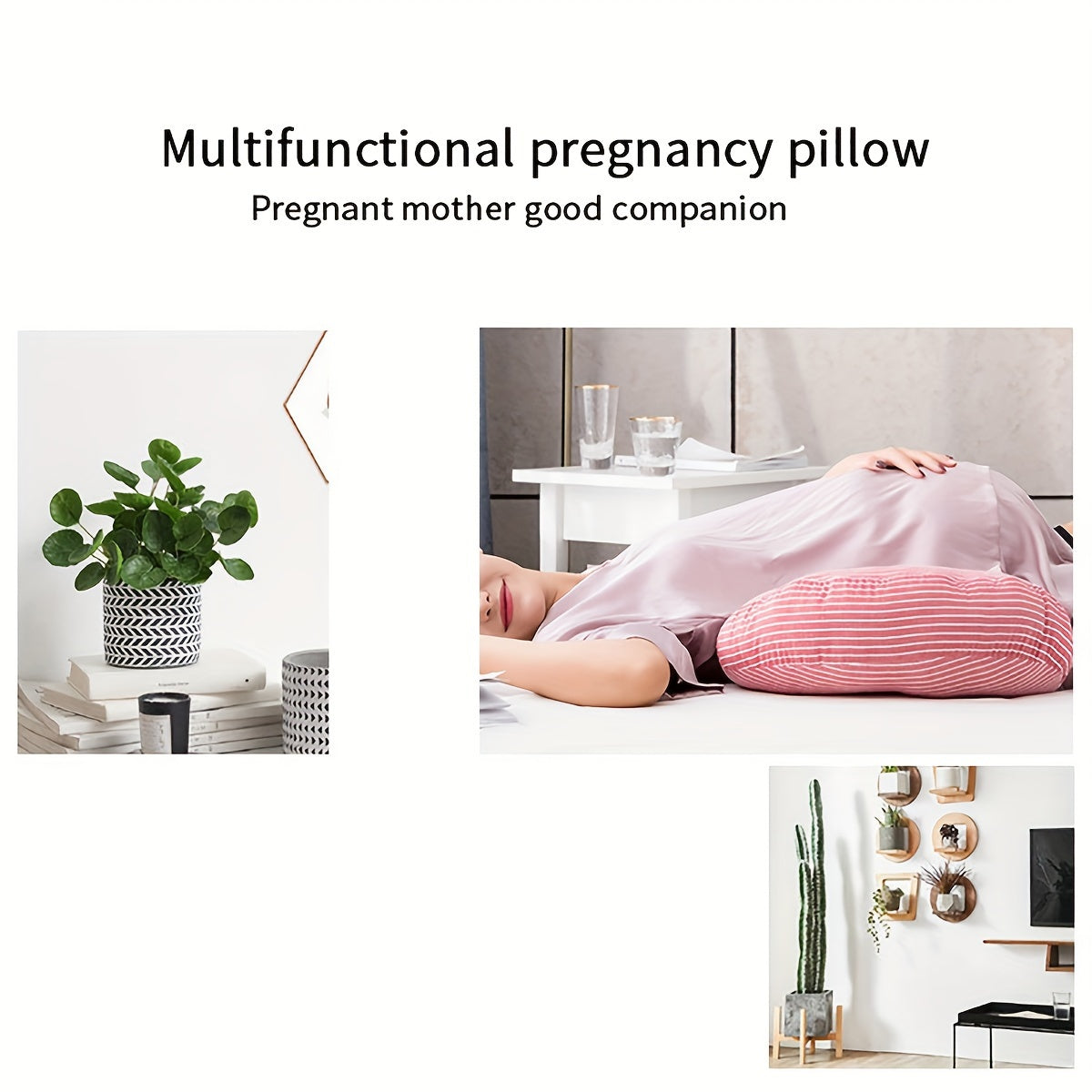 Pregnant Woman Hip Pillow with Lumbar Support, Side Lying Abdominal Pillow, and Multi-functional Lumbar Pillow for Comfort