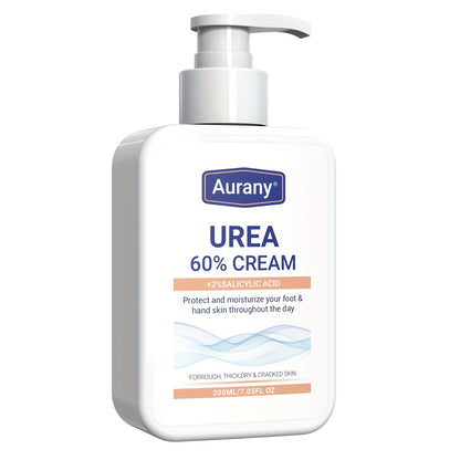 Urea Cream 60% + 2% Salicylic Acid for dry skin on feet, knees, and elbows - 200ml.