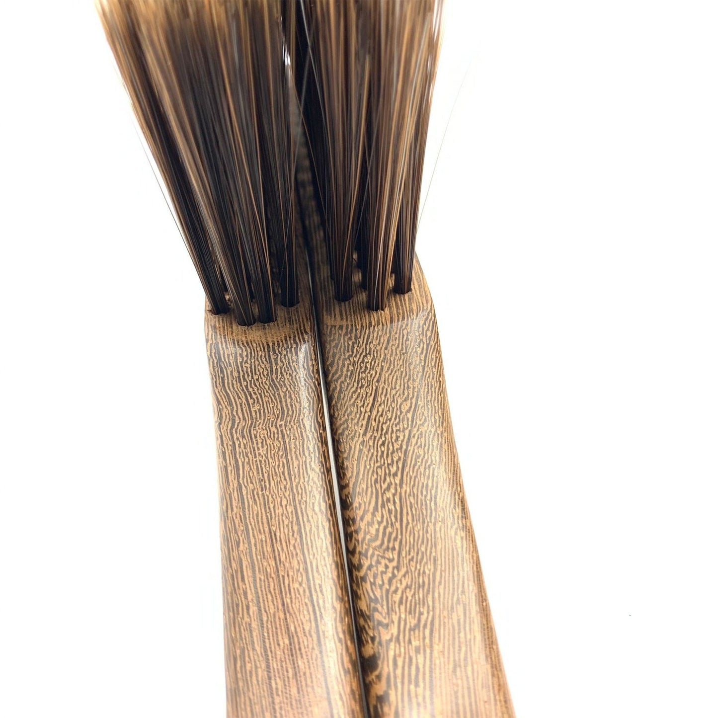 One-piece Hand Sweeping Broom Cleaning Brush - Gentle Bristle Dusting Brush for Cleaning Cars, Beds, Soil, Manuscripts, Gardens, Furniture, and Clothes with a Wooden Handle