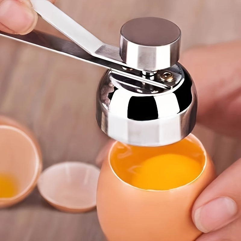 Stainless Steel Glutinous Rice Egg Opener with 304 Stainless Steel Material, Household Egg Shell Opener, Egg Shell Separator, and Egg Cutter - 1 piece