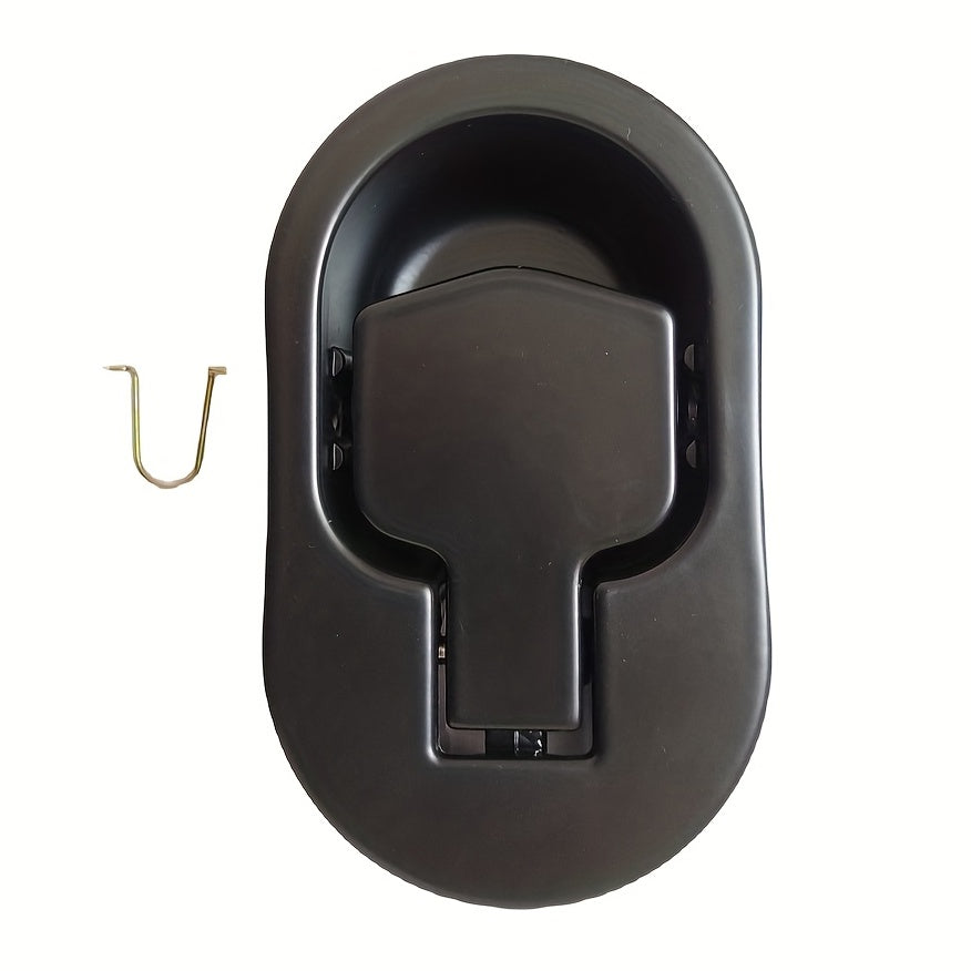 Black Metal Recliner Handle - Easily Fits 3mm & 6mm Cable Barrel Ends, No Wiring Necessary, Ideal for Sofas and Couches