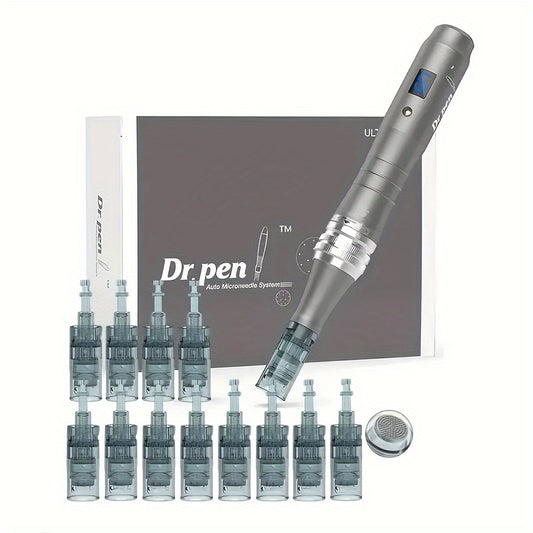 Dr Pen M8 Pen and Ultima M8 Beauty Device with 12pcs nano HR in Beauty Tool Kit