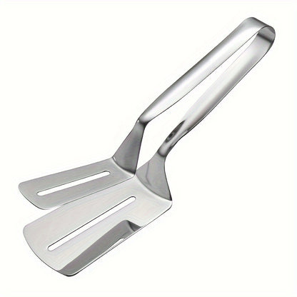 Non-stick steel fish frying spatula for home kitchen.