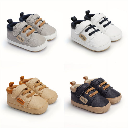 KBB Baby Shoes: 0-1 Years, Spring/Autumn, Low Top, Soft Sole, Anti-Slip Solid Design