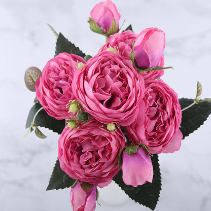 1 artificial peony flower stem for home decor, weddings, Mother's Day, and birthdays.