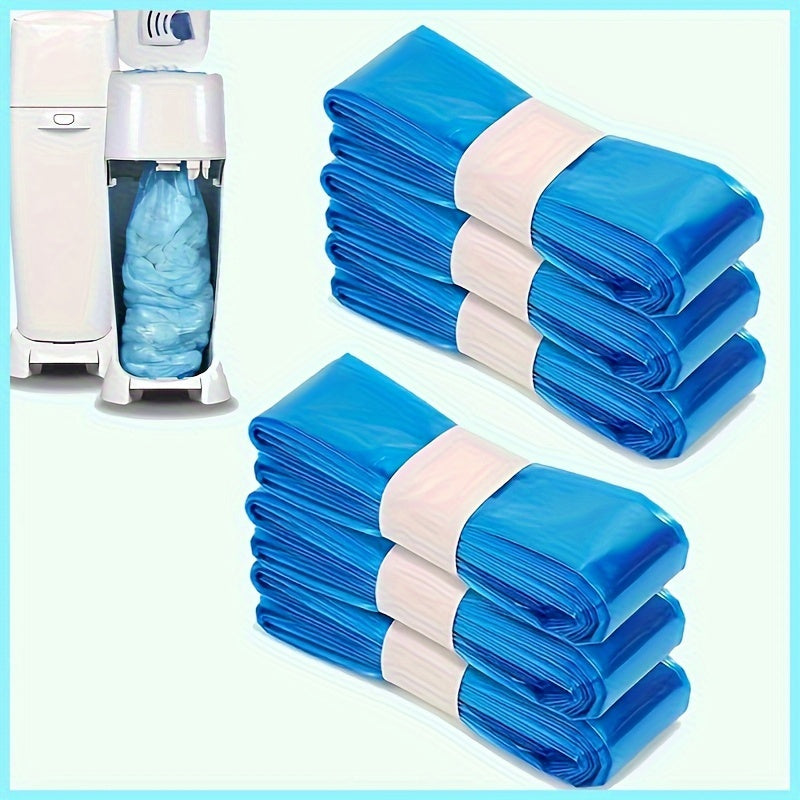 Get 6 BEEMEEMASTER Odor-Sealing Diaper Genie Refill Bags - Holds Up to 1680 Diapers, Perfect Fit for Playtex Pails