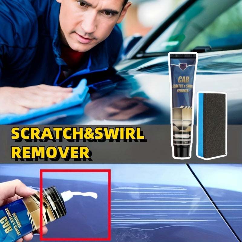 Car Scratch Repair Wax instantly removes marks and deep scratches, enhancing shine and protecting paint. Ideal for RVs and vehicles.