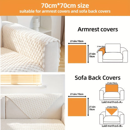 High-quality plush Nordic sofa cushion with fashionable anti-slip design perfect for all seasons.