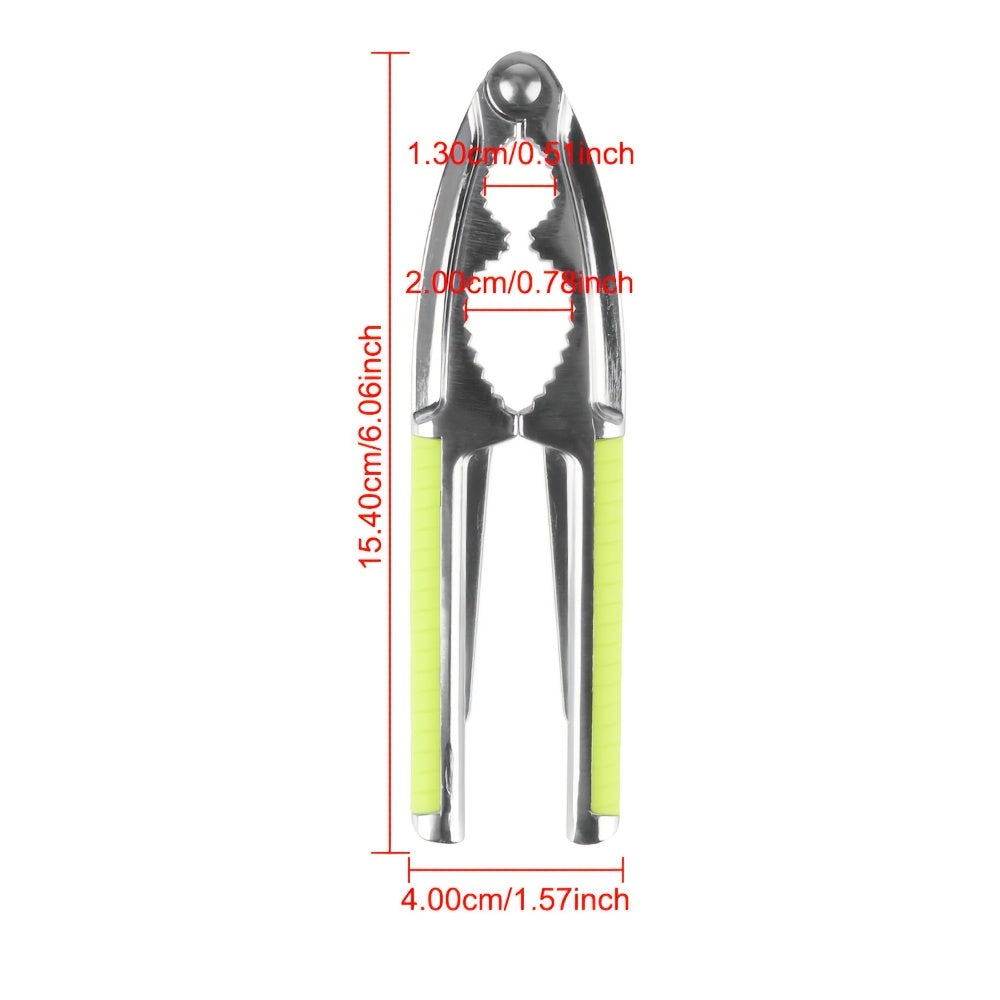 Multi-Functional Metal Nutcracker Pliers - Durable Tool for Quick Shell Opening of Pine, Walnut, Hazelnut in the Kitchen