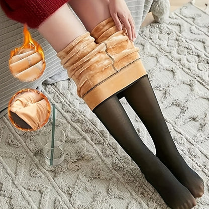 Transparent slimming tights for autumn/winter.