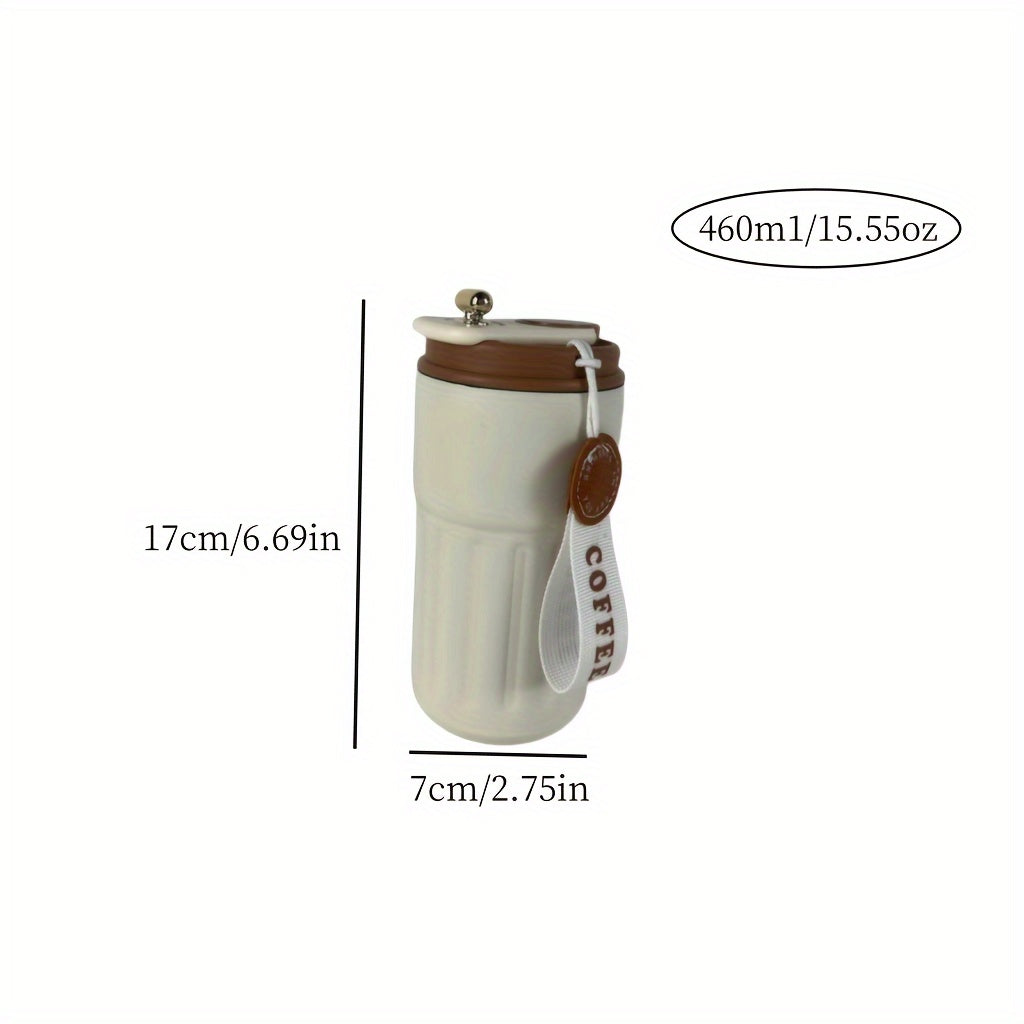 Wholesale double-layer stainless steel vacuum coffee cup, high value, portable for cars.