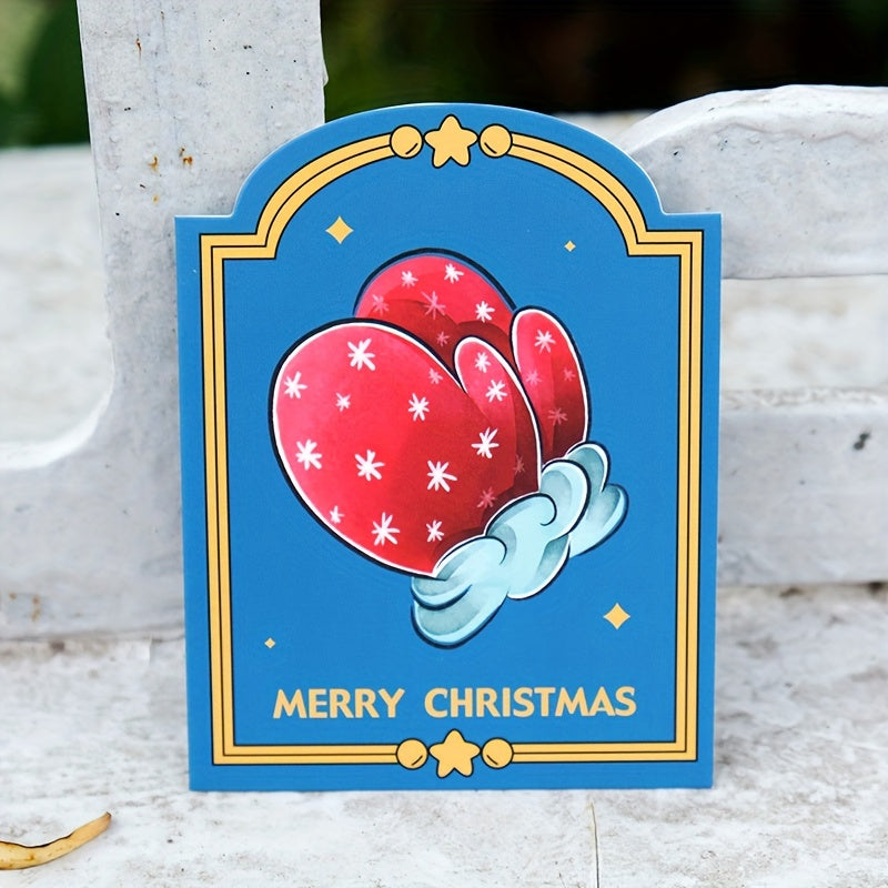 Set of 6 holiday greeting cards including Christmas, Halloween, Thanksgiving, and Thank You cards for celebrations