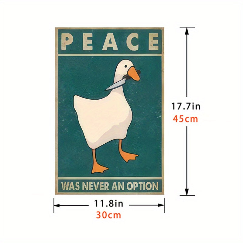 Funny Goose Retro Prints, Unframed Home Decor for Modern Living Room