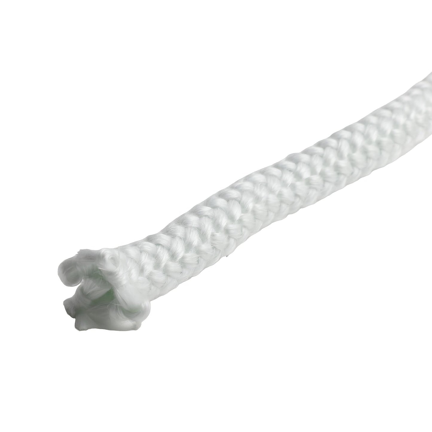 Strong and Reliable White Metal Fireplace Gasket Rope for Woodburner Stove Doors, Ensuring Heat Insulation and Fire Safety