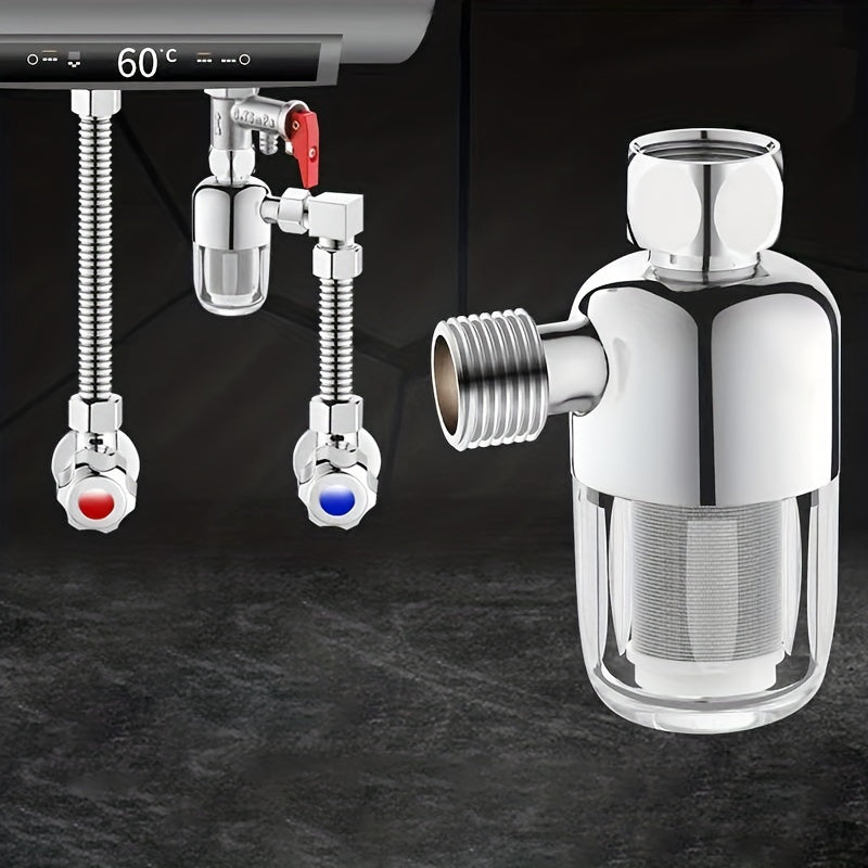 Water purifier made of stainless steel faucet - Simple installation, does not require electricity, ideal for kitchen and dining area.