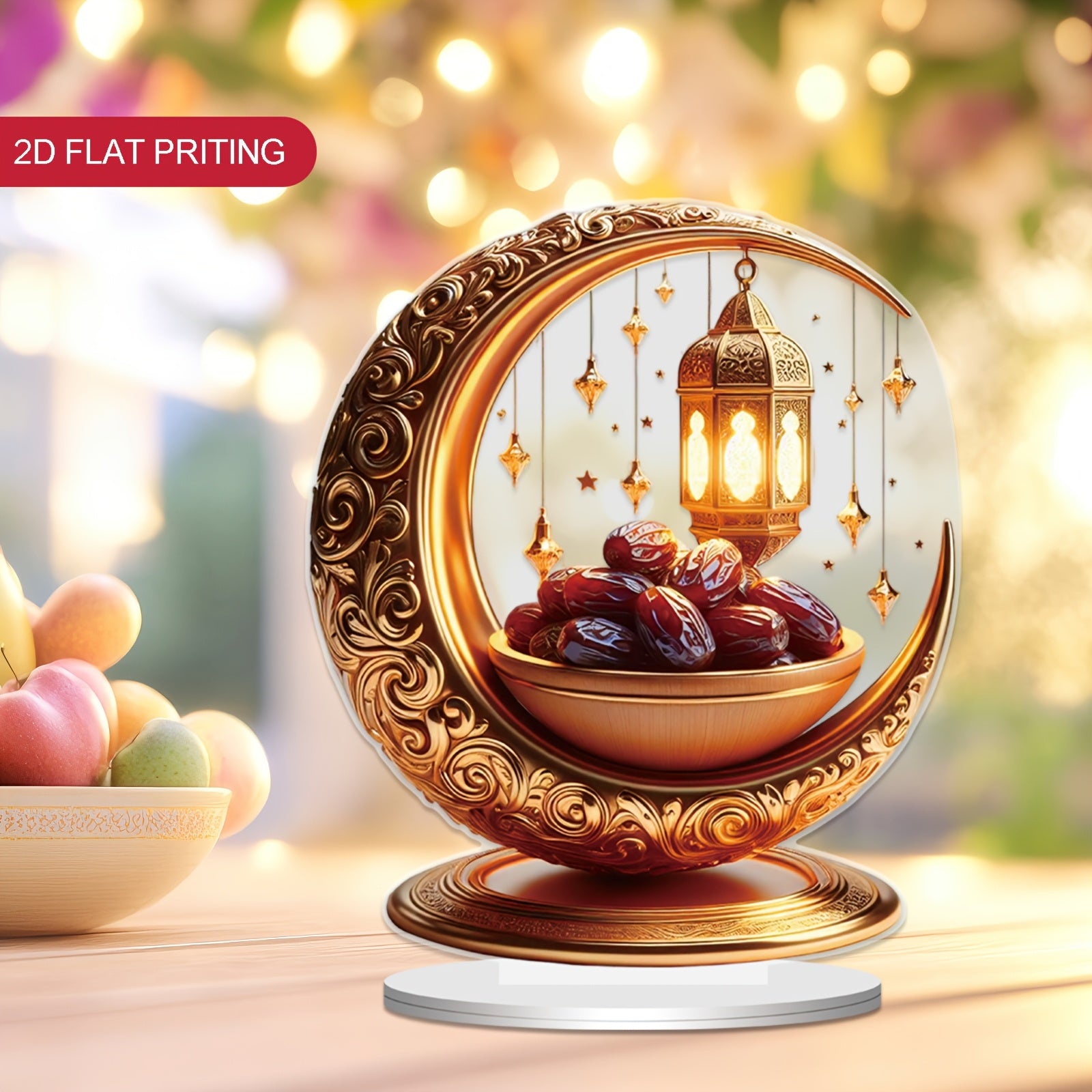 classy Ramadan lantern and table decoration for Eid and Mawlid celebrations, perfect for any setting, great gift option.