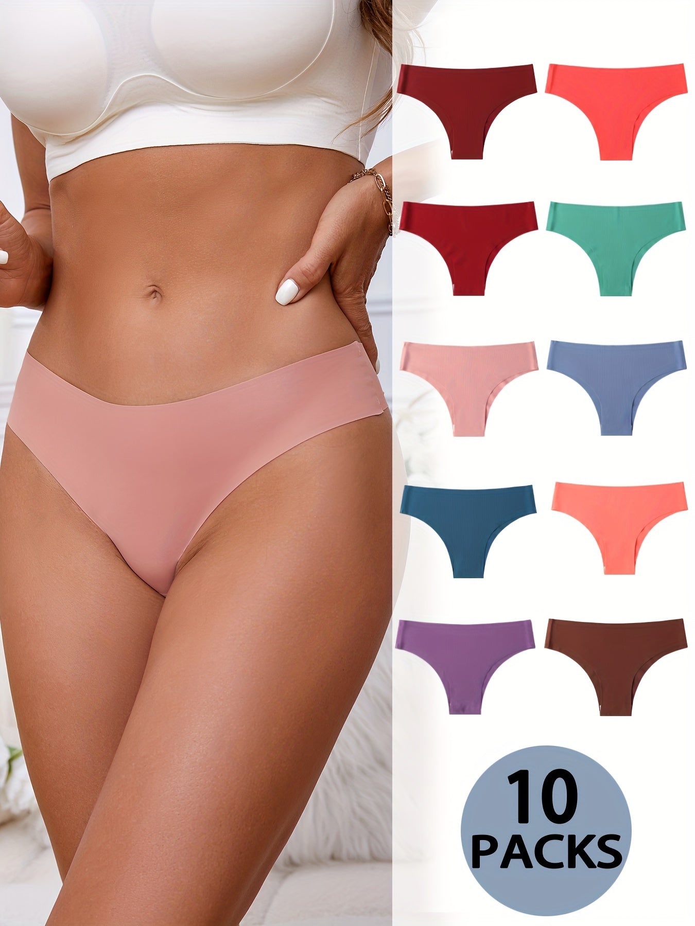 10 pieces of women's underwear that does not leave marks.