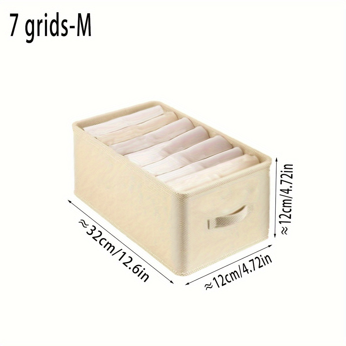 Foldable Fabric Clothes Organizer with Drawer-Style Storage Box - Ideal for Storing Pants & Apparel, Made of Polyester Material with Large Capacity