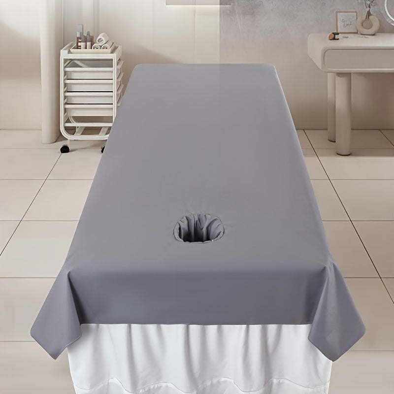 Upgrade your spa experience with our luxurious Tassel Waterproof & Oil-Resistant Massage Table Sheet. Made from durable 100% polyester, this easy-care sheet comes in a variety of multi-color options with a convenient face hole. Perfect for beauty salons