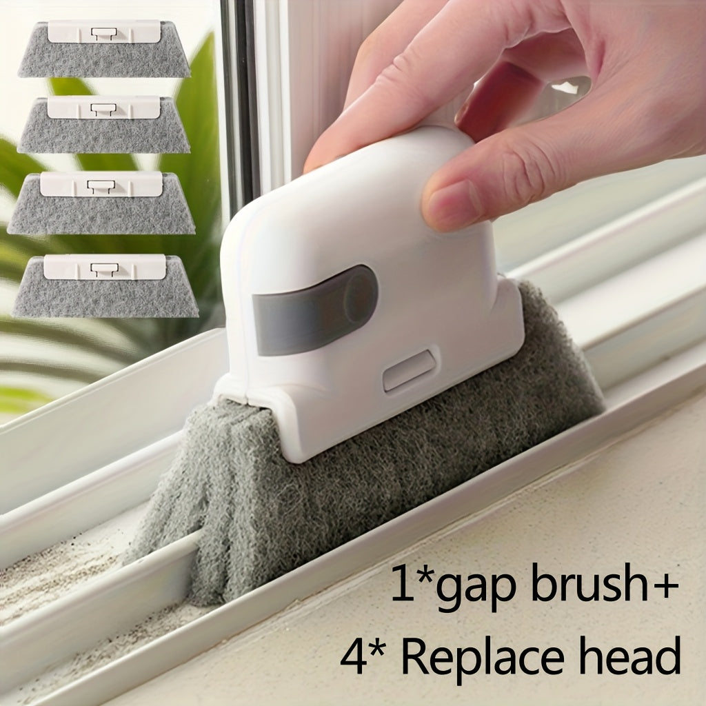 Get rid of those pesky corners with the 1+2/4pcs Dead Corner Groove Cleaning Brush set. Includes a Window Slot Brush, a Window Door Track Cleaning Brush, a Glide Door Sliding Window Frame Groove Cleaning Brush, and a Window Sill kitchen bathroom Gap