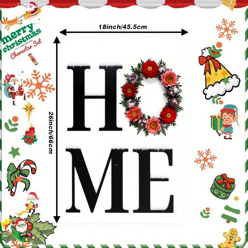 Tea Towel for Christmas - 18 by 66.04 cm, Ideal for Wintertime Kitchen Decor and Holiday Festivities.