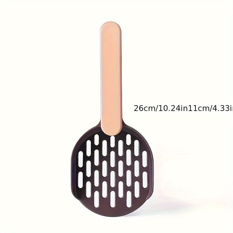 Large and small cat litter shovel set for pet toilet cleaning.