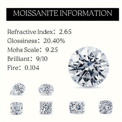 These Sunflower Moissanite Stud Earrings come in sizes of 0.5/1/2/3 Carat with a charming Flower Shape Simple Design. Crafted from 925 Silvery, these earrings make a perfect Valentine's Day Gift and come in a Box. Available in Multiple Sizes, weighing