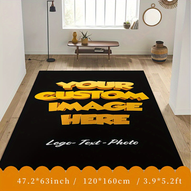 Personalized BetterlifePavilion Doormat - 1kg/m² Thick Crystal Velvet with Non-Slip Silicone Base, Customizable with Your Own Photo, Logo, or Text - Perfect for Entryway, Bedroom, or Living Room Decor - Easy to Hand Wash