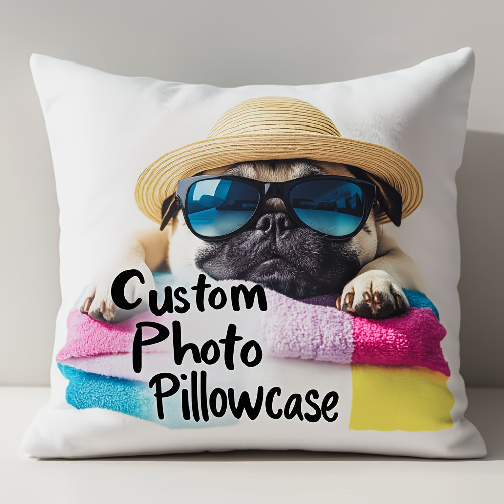 Upgrade Your Home Decor with a Personalized 18x18 Pillow Cover - Ideal for Special Occasions such as Valentine's Day, Christmas, Thanksgiving, and New Year - Makes a Thoughtful Family Gift or Anniversary Present - Single-Sided Print, Made of Polyester