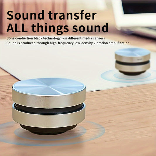 Mini compact TWS wireless audio guide with bass speaker