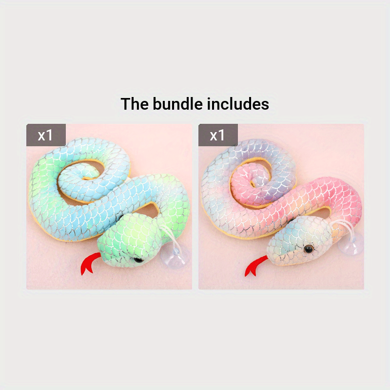 Soft cotton plush pendants in tie-dyed and gilded snake designs, perfect for celebrating the Year of The Snake. Suitable for ages 14 and up.