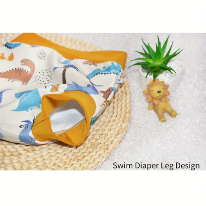 Introducing the WizInfant Leakproof Swimming Diaper in S/M/L Sizes. Perfect for newborns, these reusable high waist swim nappies are washable and sunproof, making them ideal for summer outings. Say goodbye to disposable swimwear with this stylish cloth